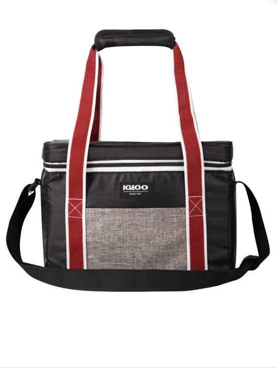 Igloo Other - Igloo Black, Red and Gray Men's Insulated Cooler Tote